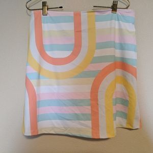 Kortni jeane pastel rainbow swing skirt